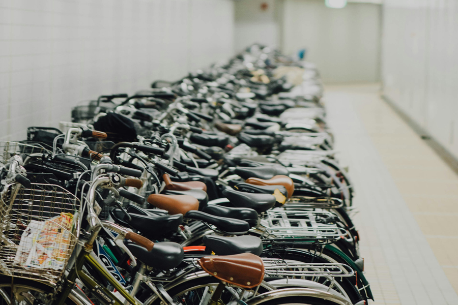 secure bike parking